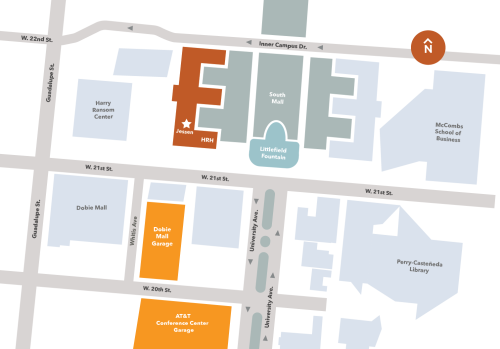 Jessen Auditorium Garage Parking Map